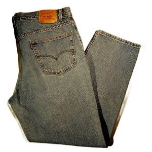 LEVI'S 550 Jeans  42 x 32  Vintage 2001   Stonewash  Tapered  Relaxed Loose Fit